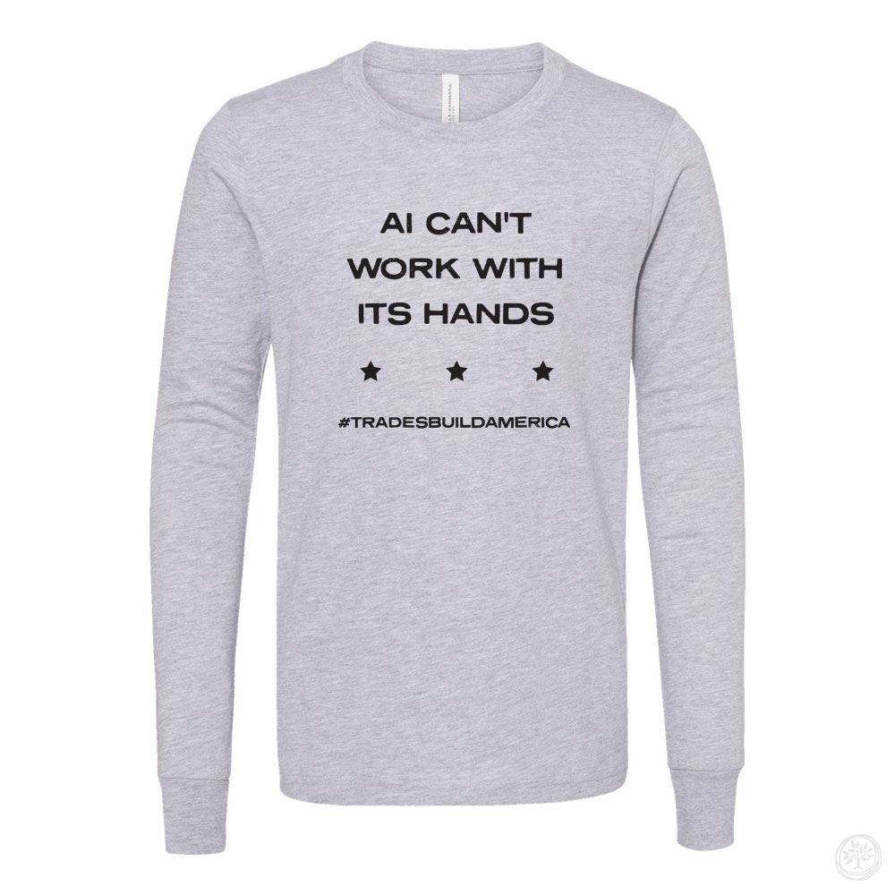 AI No Hands YOUTH Bella + Canvas CVC Long Sleeve Tee